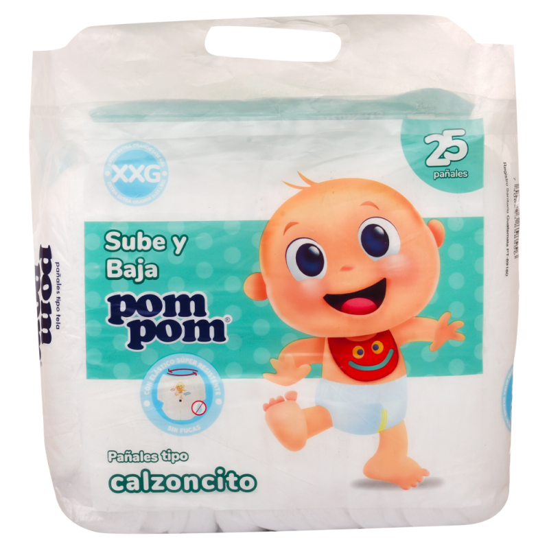 Pañales Pants Pom Pom Plus Xxg25 UND