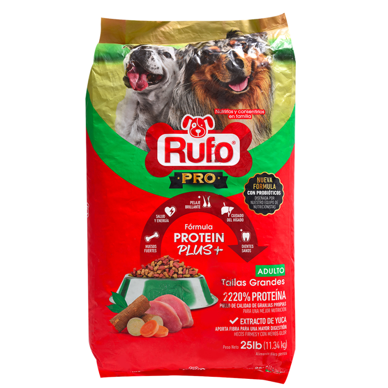Alimento Para Perro Rufo Pro-adulto25 LB