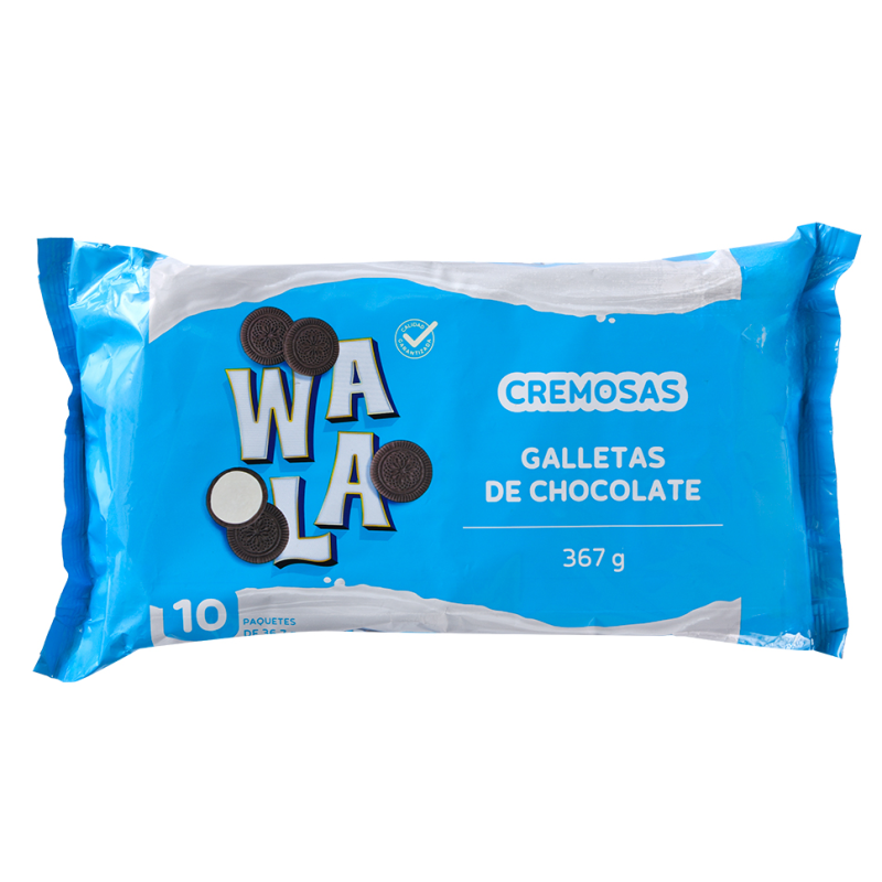 Galleta Cremosa De Chocolate Wala10 UND