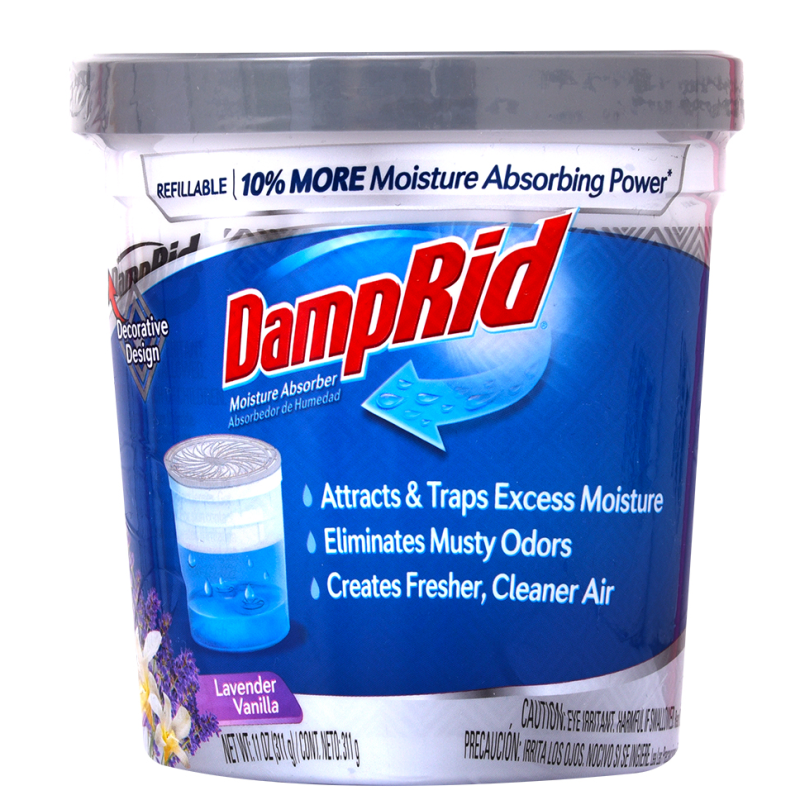 Deshumificador Damp Rid A Hum Cubo Rell Lav Y Vainilla11 OZ