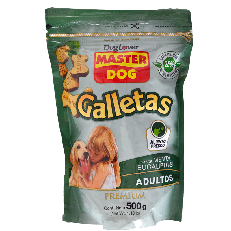 Galleta Master Dog Menta Eucalipto500 GR
