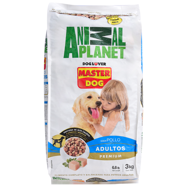 Alimento Master Dog Para Perros Adultos Pollo6.6 LB