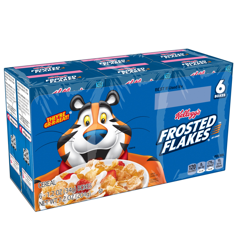 Cereal Kelloggs Frosted Flakes Fun Pack204 GR
