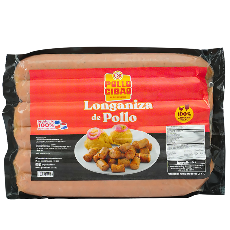 Longaniza Cibao De Pollo1.75 LB
