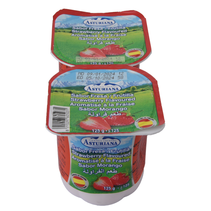 Yogurt Asturiana Fresa125 GR