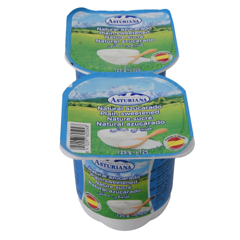 Yogurt Asturiana Natural Azucarado125 GR