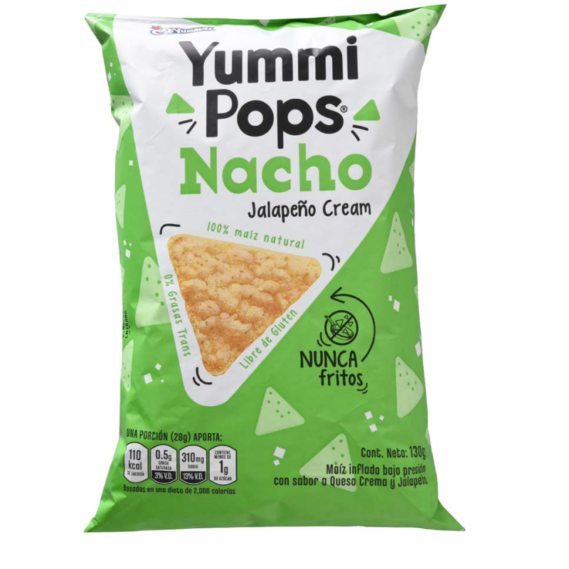 Nacho Yummies Pops Jalapeño130 GR