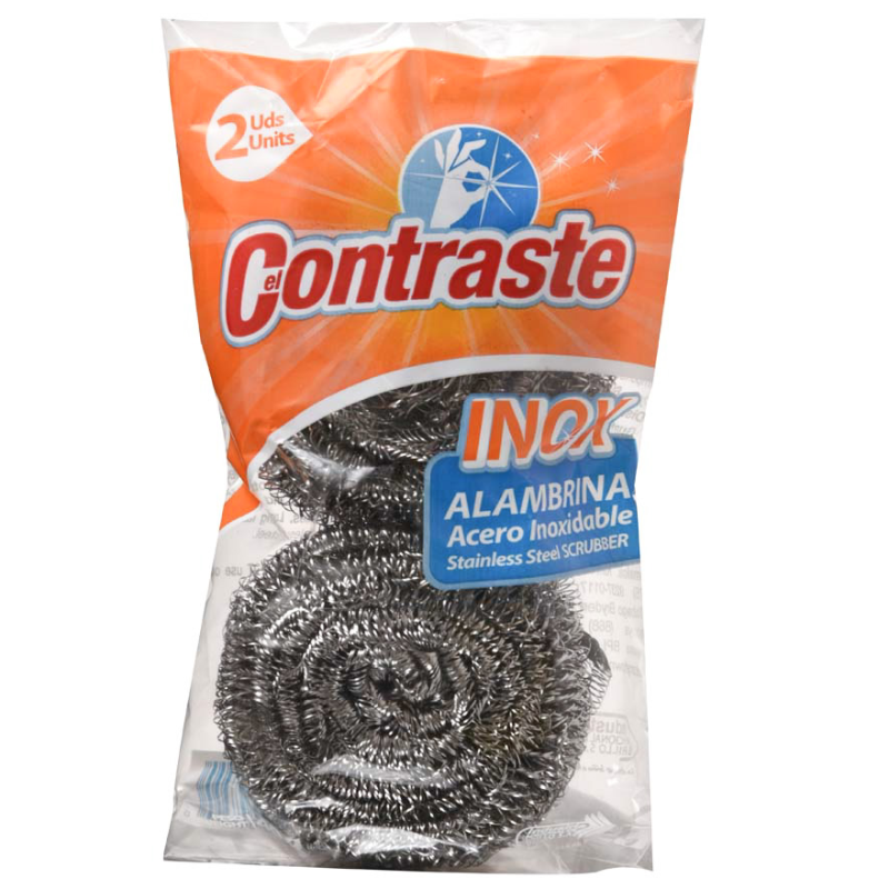 Brillo Contraste Inoxidable Alambrin2 UND