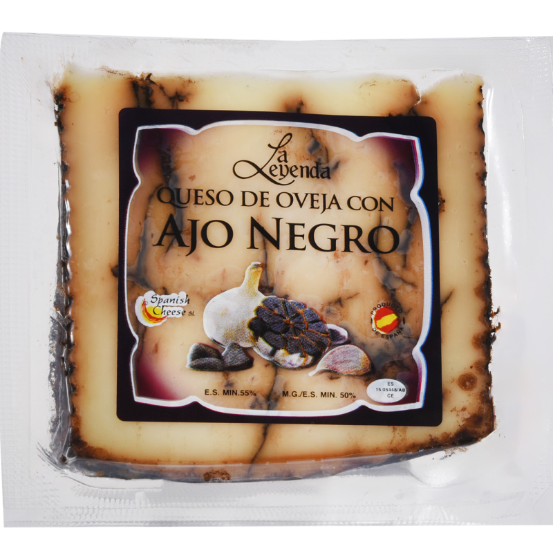 Queso De Oveja Curado La Leyenda Saborizado Con Ajo Negro200 GR