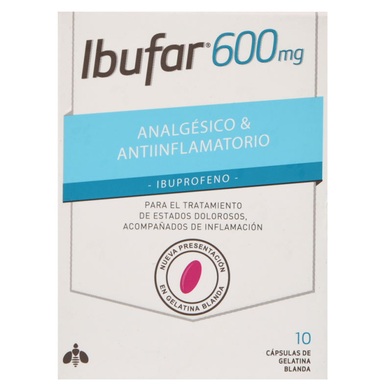 Analgesico Ibufar 600 Mg10 UND