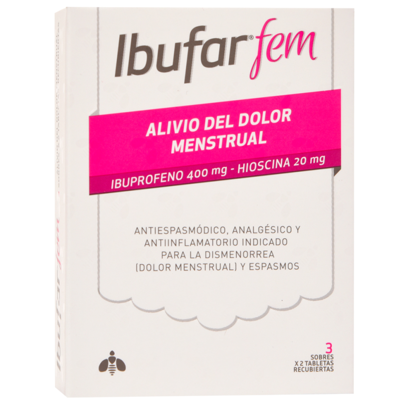 Analgesico Ibufar Fem Caja6 UND