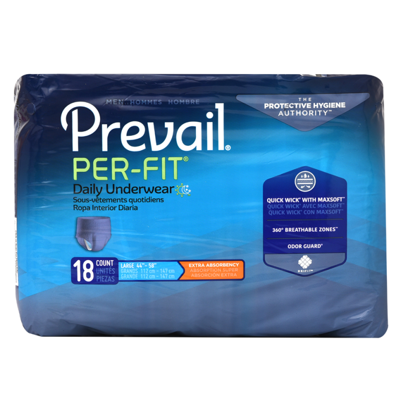 Pants De Incontinencia Per-fit Prevail Para Hombre Large18 UND