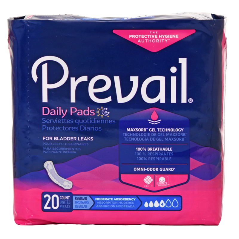 Toalla Diaria Para Incontinencia Prevail20 UND