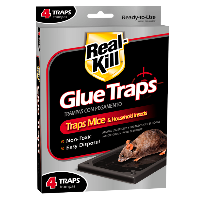 Pegatina Trampa Real Kill Grande Para Ratones4 UND