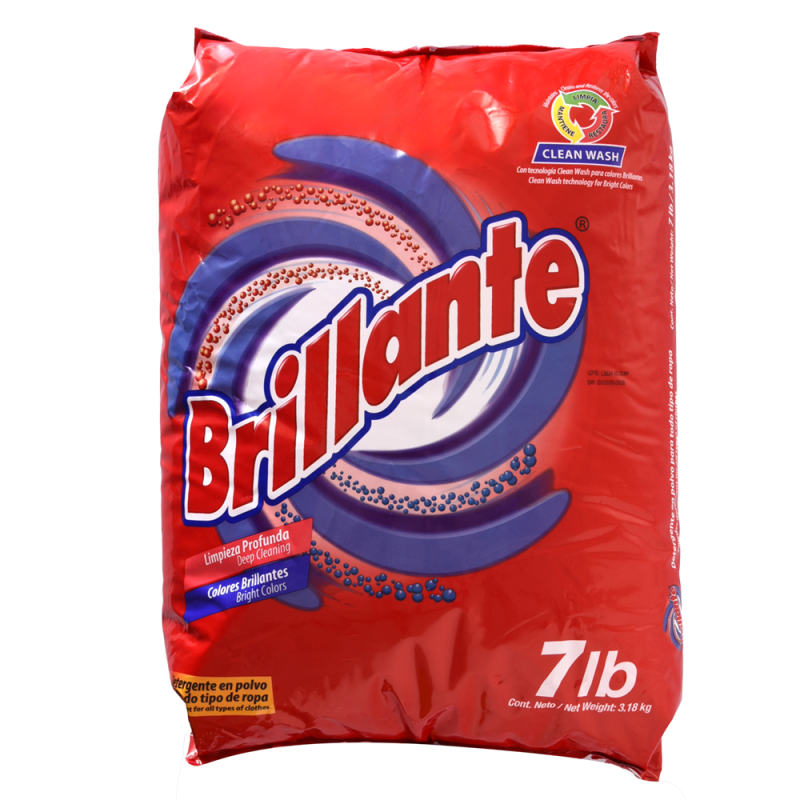 Detergente En Polvo Brillante7 LB