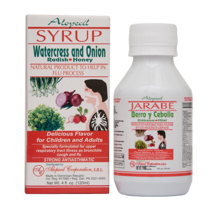 Jarabe De Berro Y Cebolla Alopecil4 OZ