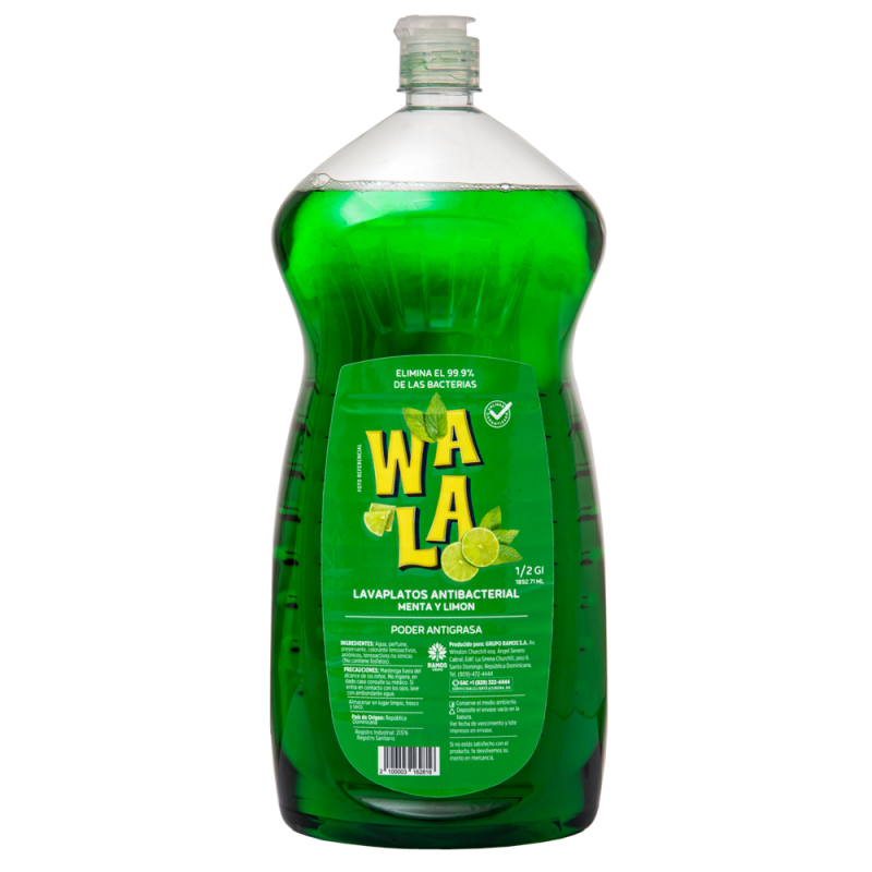 Lavaplatos Wala Liq Antibacterial0.5 GL