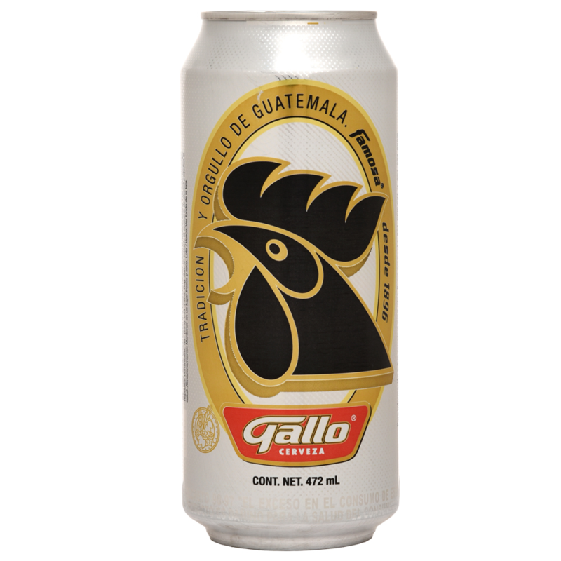 Cerveza Lata Gallo472 ML