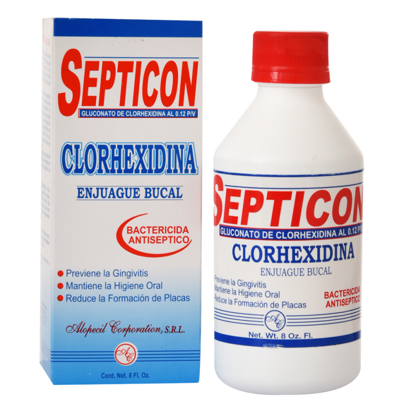 Enjuague Bucal Septicon Clorhexidina8 OZ