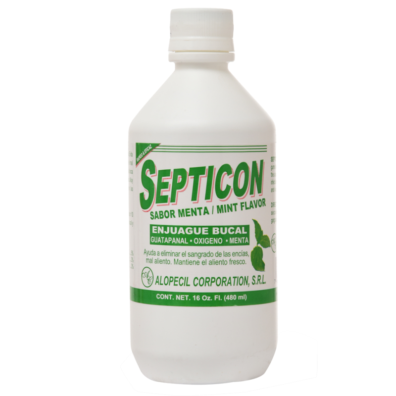 Enjuague Bucal Septicon Menta16 OZ
