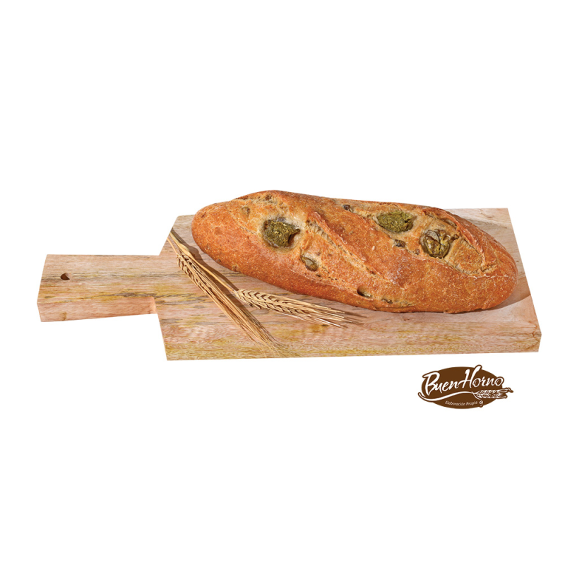 Pan Hogaza Con Aceitunas Verdes Buenhorno340 GR