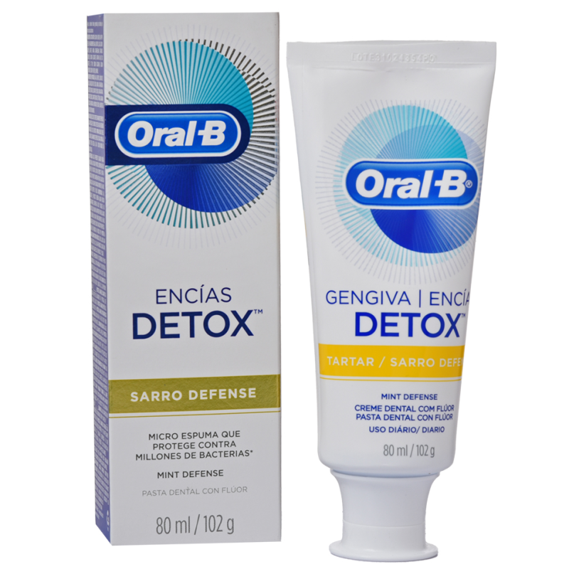 Crema Dental Oral B Detox Tartar D80 ML