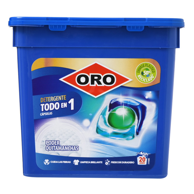 Detergente Oro En Capsula Concentrado Cap.20 UND