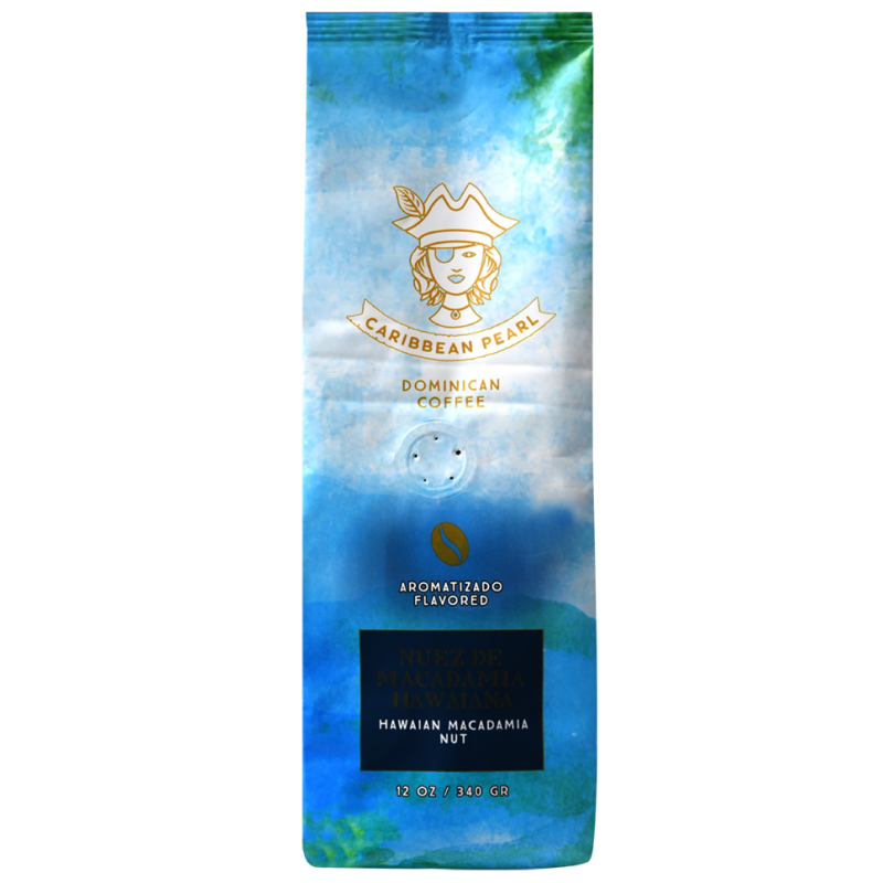Cafe Caribbean Pearl Sabor Macadamia12 OZ