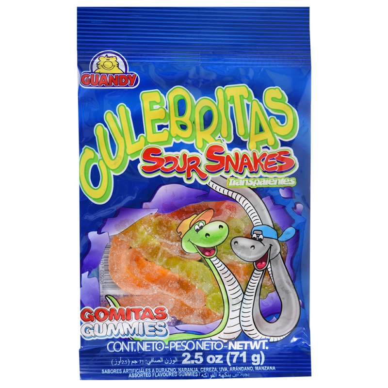 Gomitas Guandy Culebritas Trans71 GR