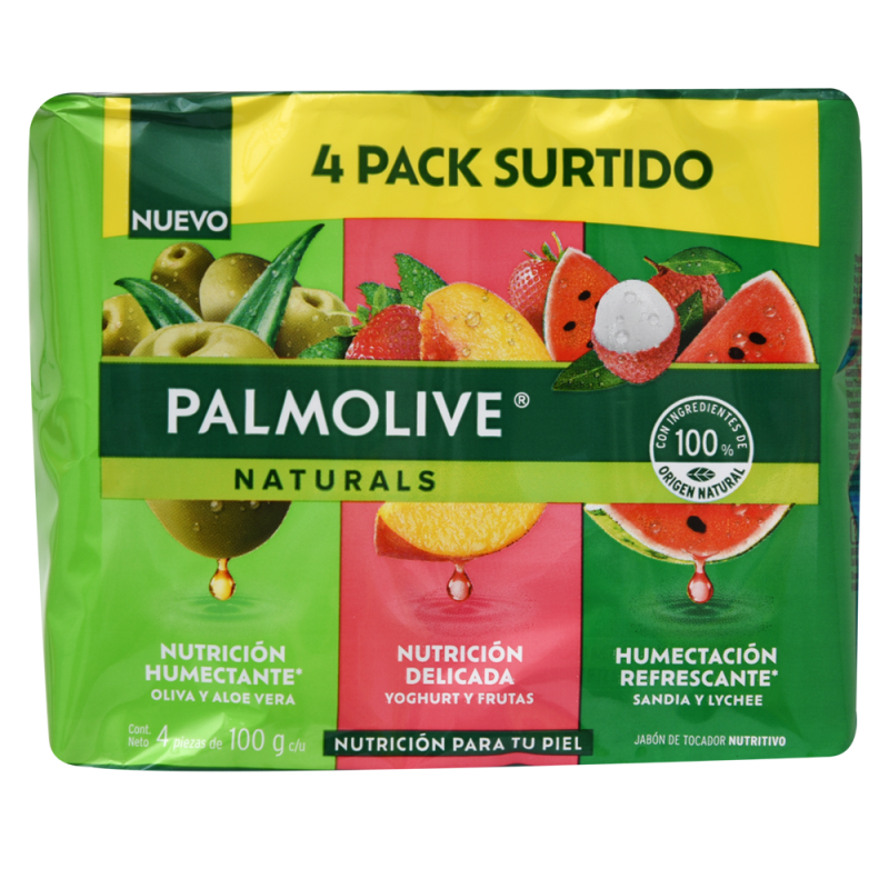 Jabon Palmolive Natural Mixto4 UND
