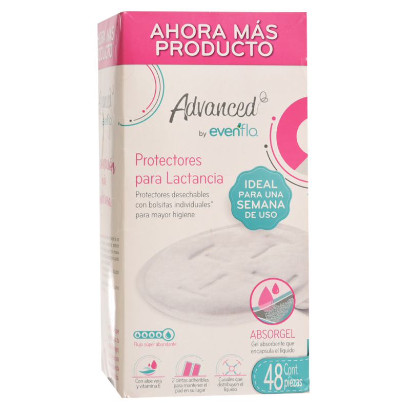 Protectores Para Lactancia Evenflo48 UND