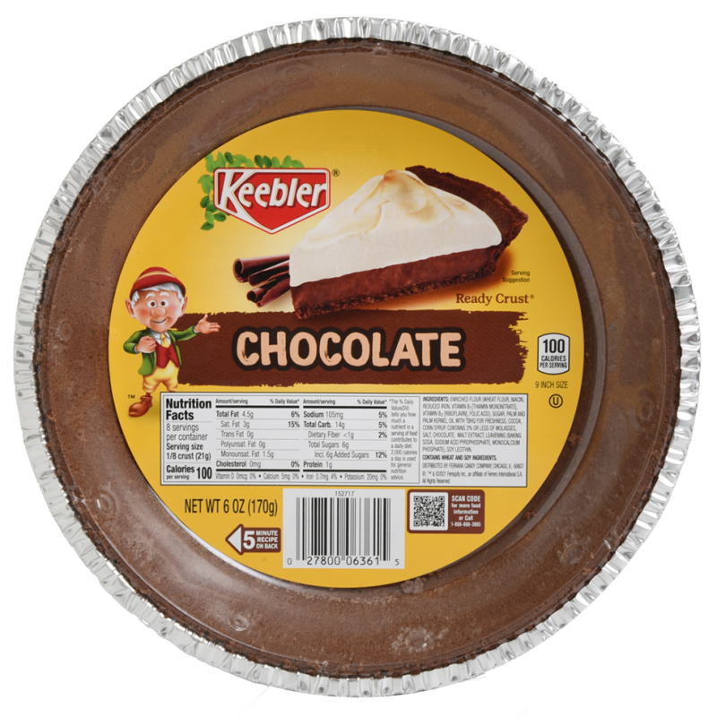 Chocolate Choco Pie Crust Keebler6 OZ