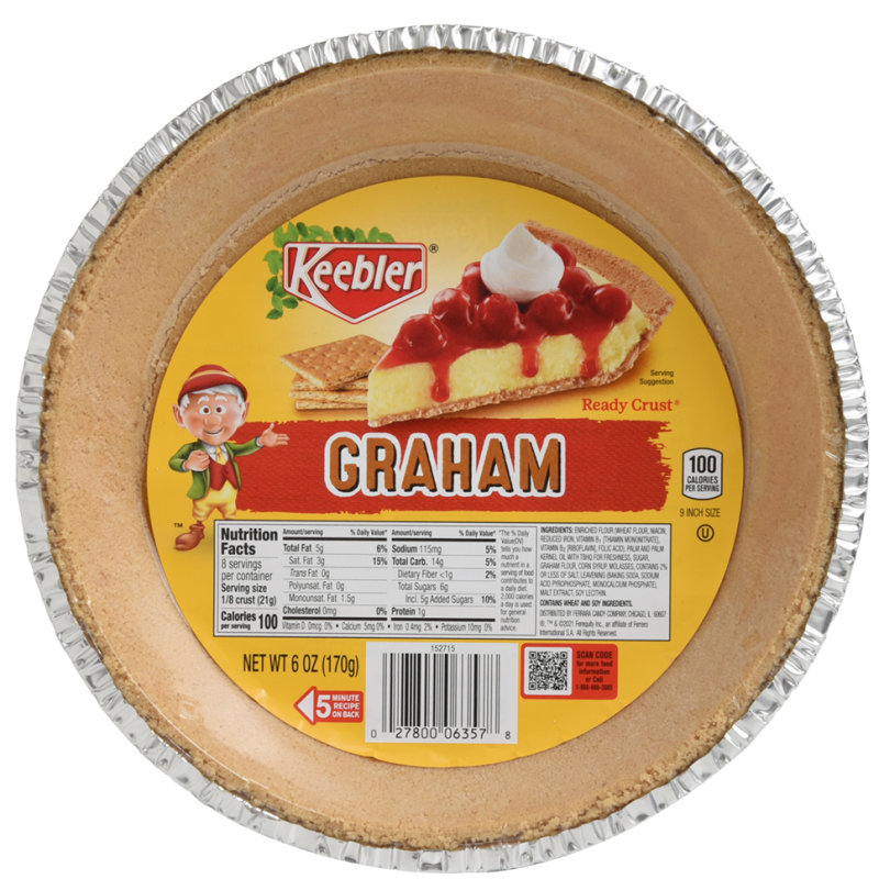 Pie Graham Crust Keebler6 OZ
