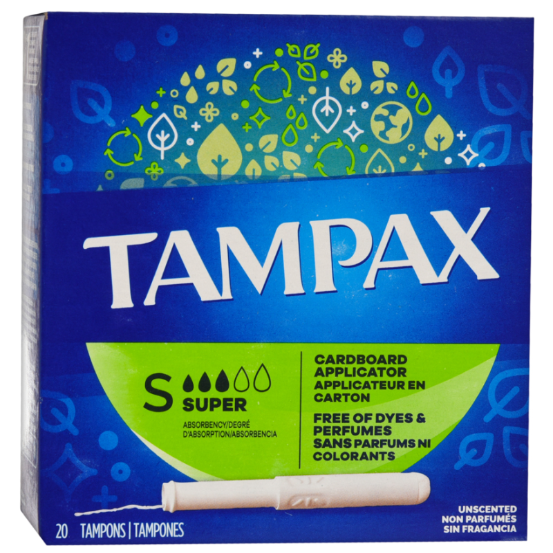 Tampones Cardboard Super Tampax20 UND