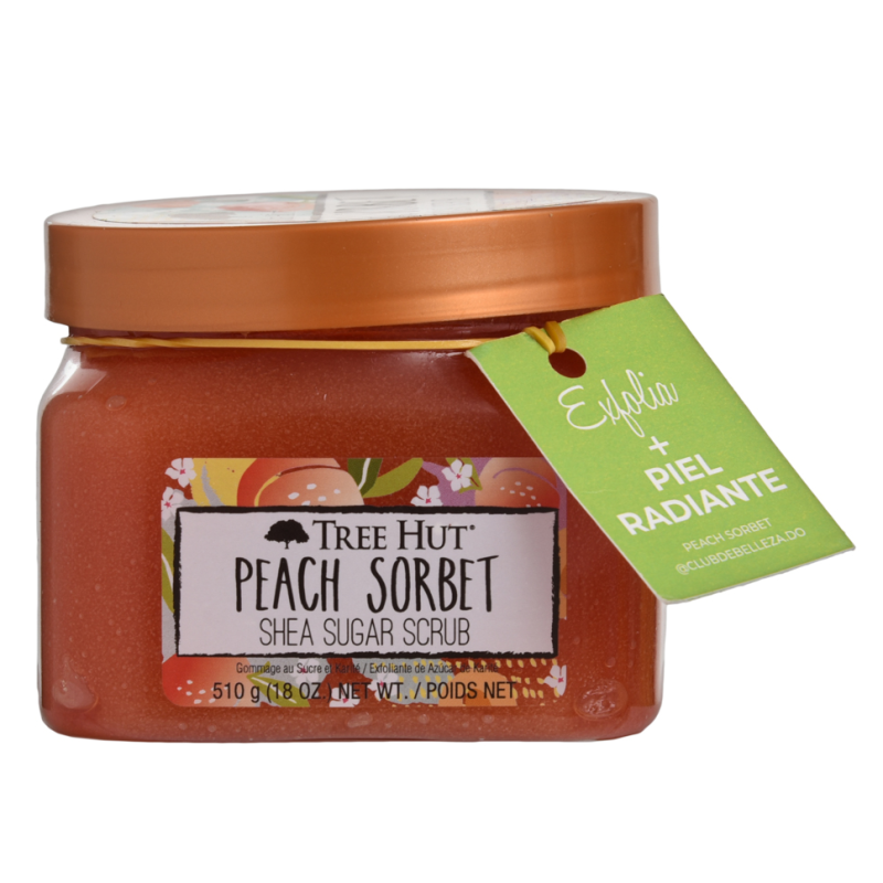 Exfoliante De Azúcar Peach Tree Hut18 OZ