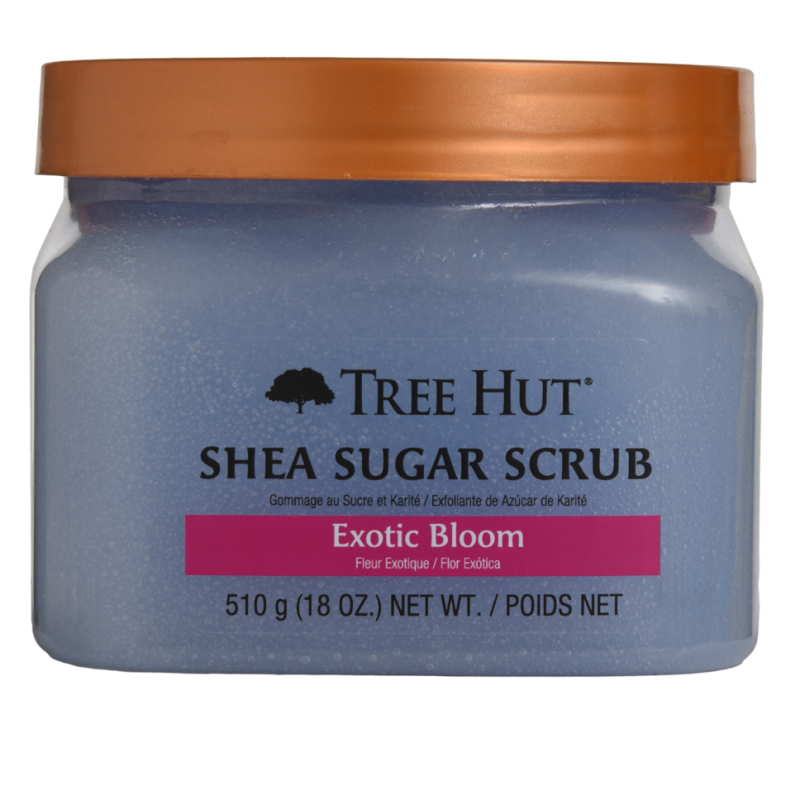 Exfoliante De Azúcar Exotic Bloom Tree Hut18 OZ