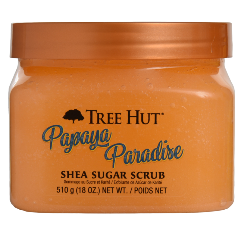 Exfoliante De Azúcar Papaya Paradise Tree Hut18 OZ