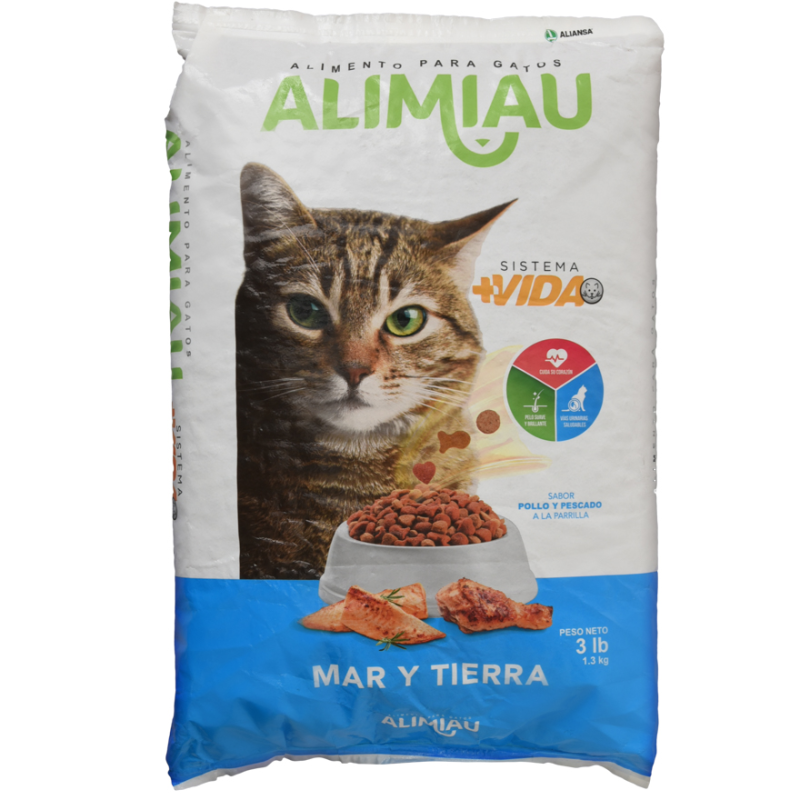 Alimento Gatos Alimiau Mar Y Tierra3 LB