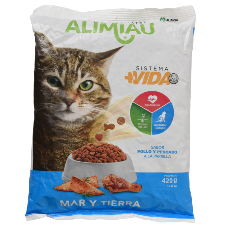 Alimento Gatos Alimiau Mar Y Tierra420 GR