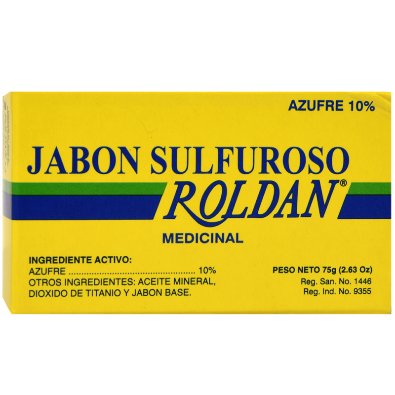 Jabon Roldan Sulphur Medicinal 10%75 GR