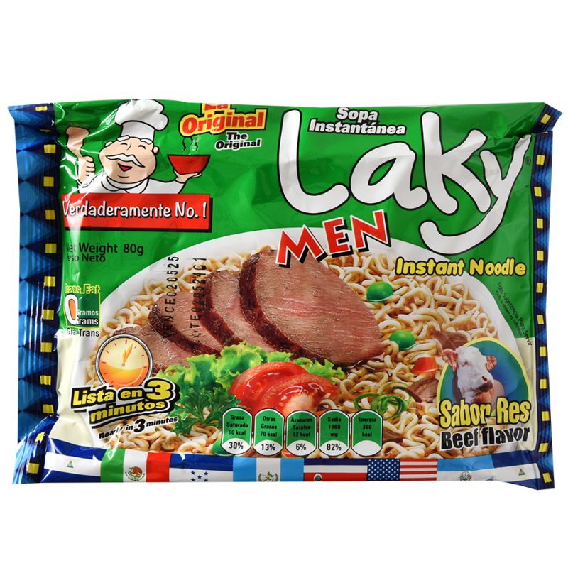 Sopa Laky Men Sobre Sabor Res80 GR