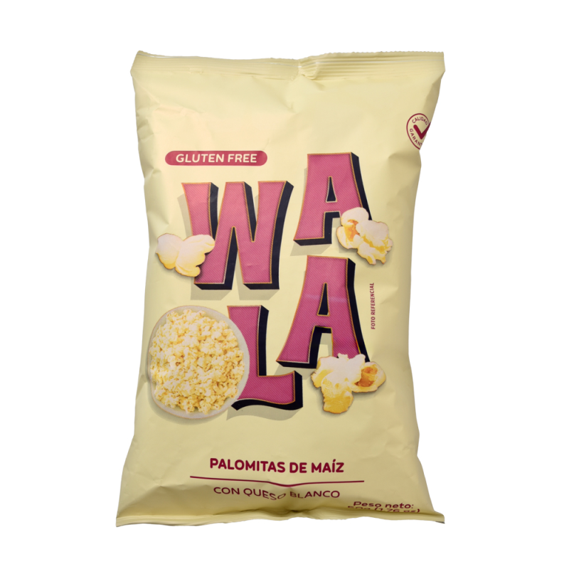 Palomita Wala Queso Blanco50 GR