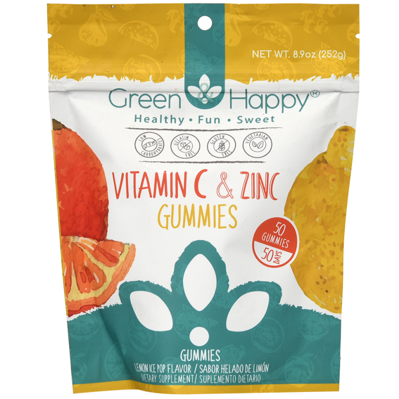 Vitamina C & Zinc Green & Happy50 UND