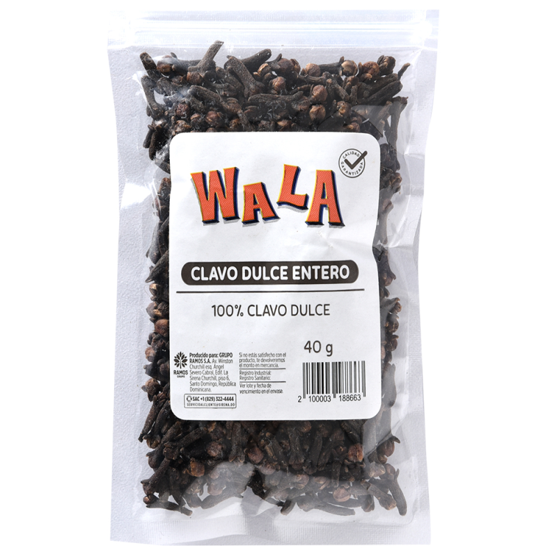 Clavo Entero Dulce En Sobre Wala40 GR