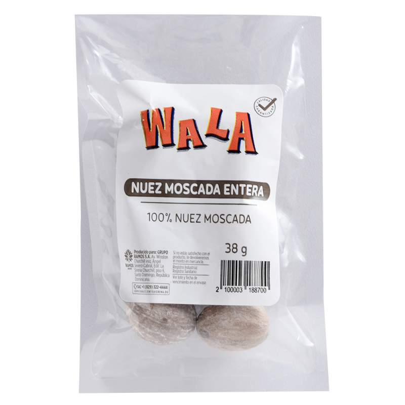 Nuez Moscada Entera Sobre Wala38 GR