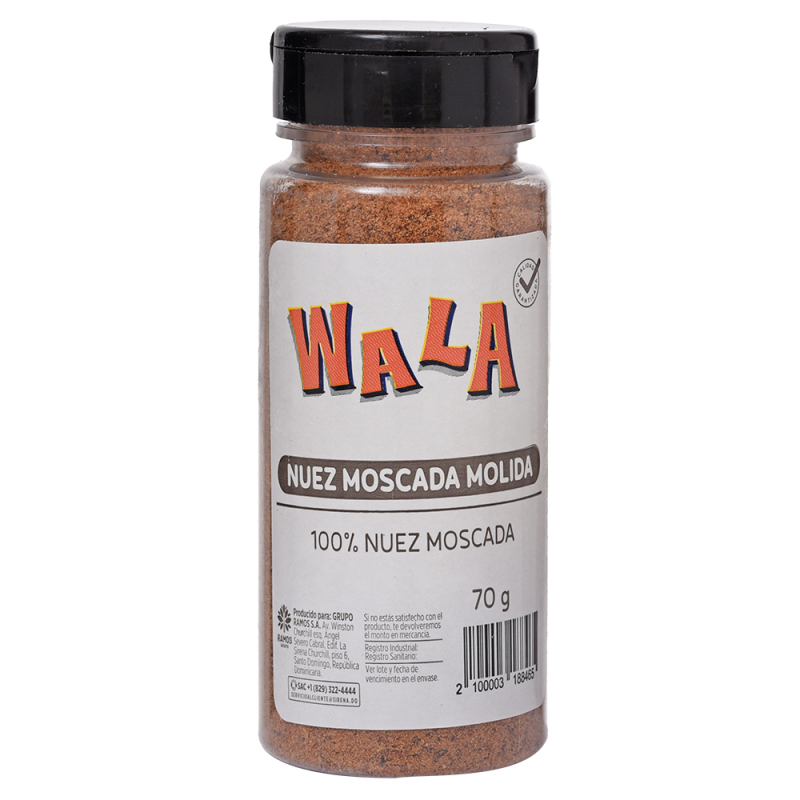 Nuez Moscada Molida Wala70 GR