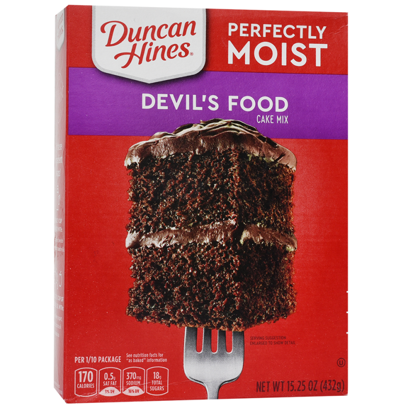 Mezcla Para Biscocho Duncan Hines Devils Fd15.25 OZ