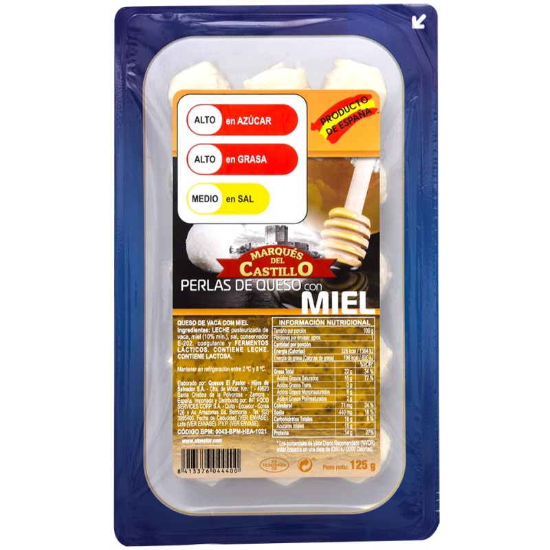 Queso Marques Castillo Perlas Miel125 GR