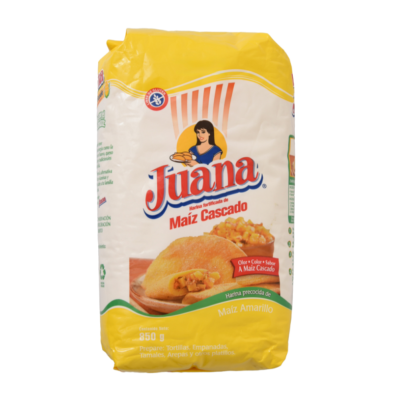 Harina De Maiz Juana Amarilla850 GR