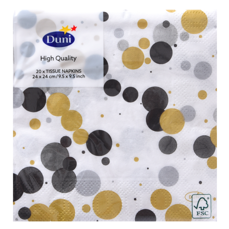 Servilletas Duni 24x24 Festive Bub B20 UND